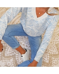 Sweat Mollie bleu Tropéziennes