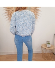 Sweat Mollie bleu Tropéziennes