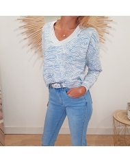 Sweat Mollie bleu Tropéziennes