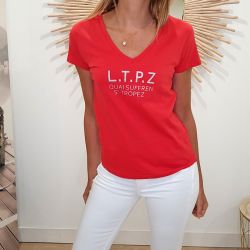 T-shirt ALIFIE Rouge Tropéziennes