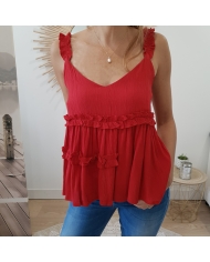 Top kamila Tiffosi rouge