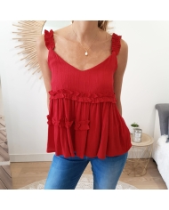 Top kamila Tiffosi rouge