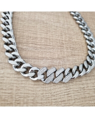 Collier Acier Yuna argenté