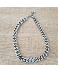 Collier Acier Yuna argenté