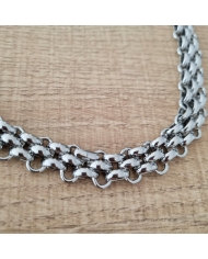 Collier Acier Lisa Argenté