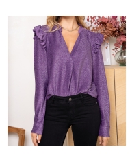Blouse Adélie violet