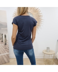 T-shirt Kalise KAFFE marine