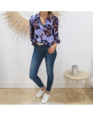 Chemisier Kaninna violet