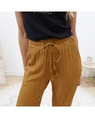 Pantalon Java camel Les Tropéziènnes