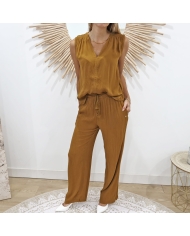 Pantalon Java camel Les Tropéziènnes