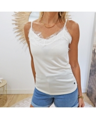 Top caraco Off white écru