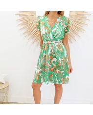 Robe Morgane verte