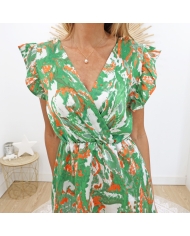 Robe Morgane verte