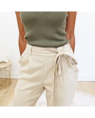 Pantalon Emilia beige