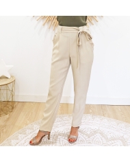 Pantalon Emilia beige