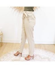 Pantalon Emilia beige