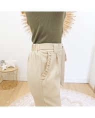 Pantalon Emilia beige