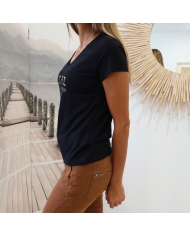 T-shirt Cryosol noir Tropéziennes