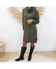 Robe Pull Kaaioma KAFEE kaki(jusqu'au 44)