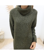 Robe Pull Kaaioma KAFEE kaki(jusqu'au 44)