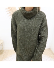 Robe Pull Kaaioma KAFEE kaki(jusqu'au 44)