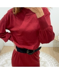 Robe Kaina KAFFE rouge