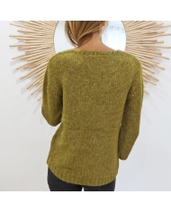 Pull Kalioma vert KAFFE