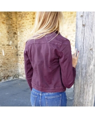 Veste Lyna prune