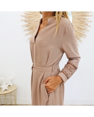 Robe Gaelle taupe