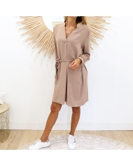 Robe Gaelle taupe