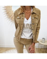 Veste Lyna beige/caramel