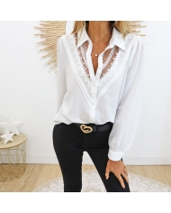 Chemisier Constance Blanc