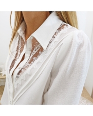 Chemisier Constance Blanc