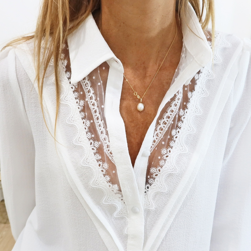 Chemisier Constance Blanc