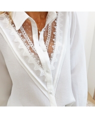 Chemisier Constance Blanc