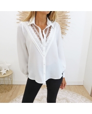 Chemisier Constance Blanc