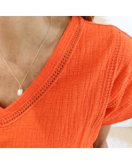 T-shirt mandarin Garcia