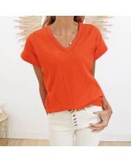 T-shirt mandarin Garcia