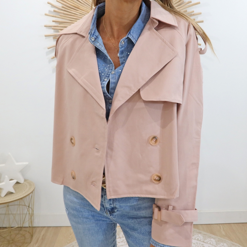 Veste Fiona rose