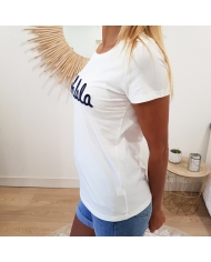 T-shirt Ohlala blc/marine