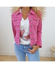 Veste Lyna bis fuschia