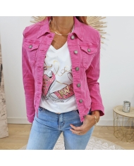 Veste Lyna bis fuschia