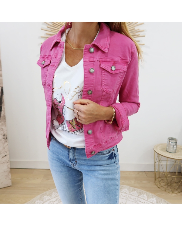 Veste Lyna bis fuschia