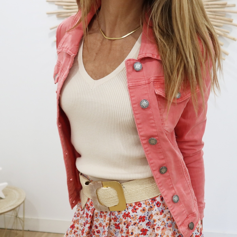 Veste Lyna Corail