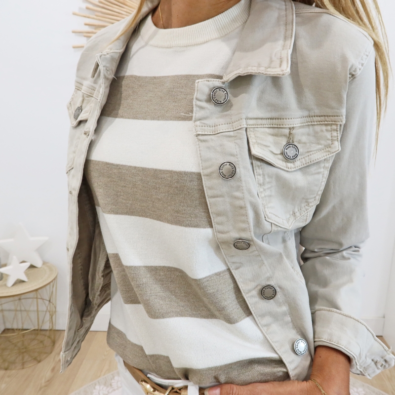 Pull Kalizza Kaffe beige