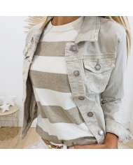 Pull Kalizza Kaffe beige