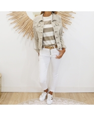 Pull Kalizza Kaffe beige