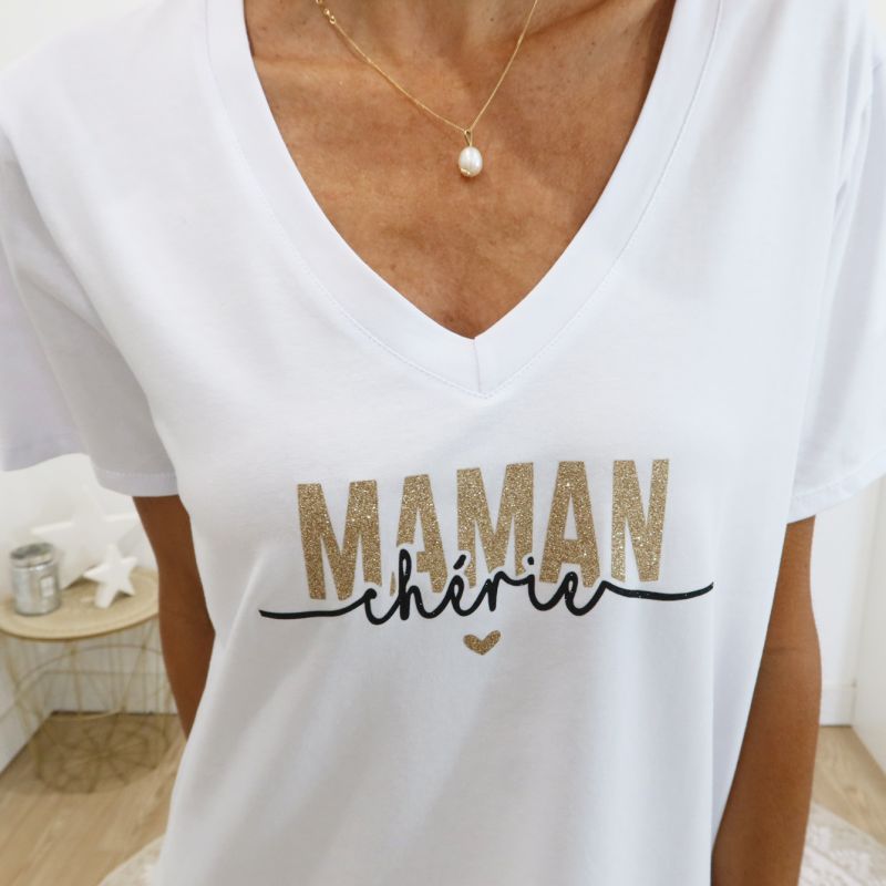 T-shirt Maman chérie