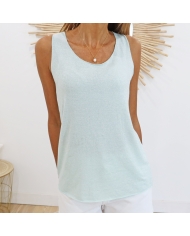 Top Sophia vert d'eau