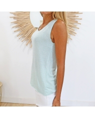Top Sophia vert d'eau